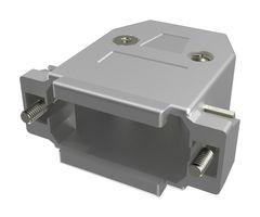 AMPHENOL COMMUNICATIONS SOLUTIONS 8655BZET1B10KLF 连接器后壳, D Sub, DE, 180°, 金属化塑料主体