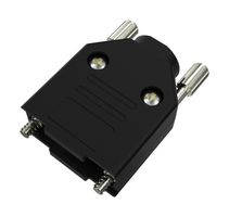 AMPHENOL COMMUNICATIONS SOLUTIONS 8655APET1A11KLF D Sub Backshell, DE, 180°, Plastic Body