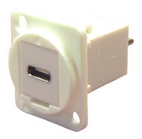 CLIFF ELECTRONIC COMPONENTS CP30211W USB适配器, CSK孔, USB C 插座, USB C 插头, Feedthrough USB C