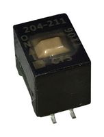 CTS 204-211ST DIP / SIP开关, 1 电路, 滑动式, 表面安装, DPST, 50 V, 100 mA