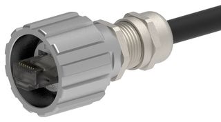 TE CONNECTIVITY 2362760-1 模块连接器, RJ45 插头, 1 x 1 (端口), 8P8C, Cat5e, IP67, 电缆安装