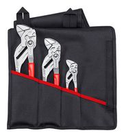 KNIPEX 00 19 55 S7 Pliers Set, 3 Piece, Tool Roll Size L, 150 mm, 250 mm, 300 mm Wrench Pliers