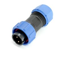 MULTICOMP PRO MP007613 Circular Connector, Sealed Circular Connector, MP SY17, Cable Mount Plug, 2 Contacts, Solder Pin
