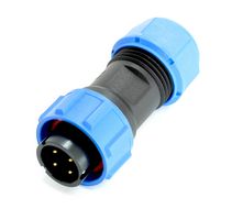 MULTICOMP PRO MP007615 Circular Connector, Sealed Circular Connector, MP SY17, Cable Mount Plug, 4 Contacts, Solder Pin