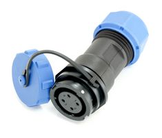 MULTICOMP PRO MP007635 Circular Connector, w/ Cap, Sealed Circular Connector, MP SY17, Cable Mount Receptacle, 4 Contacts