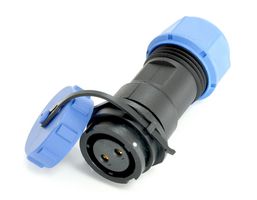 MULTICOMP PRO MP007637 Circular Connector, B Format, w/ Cap, Sealed Circular Connector, MP SY17, Cable Mount Receptacle