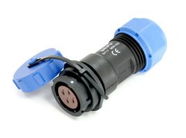 MULTICOMP PRO MP007671 Circular Connector, w/ Cap, Sealed Circular Connector, MP SY17, Cable Mount Receptacle, 4 Contacts