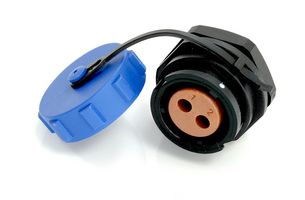 MULTICOMP PRO MP007675 Circular Connector, w/ Cap, Sealed Circular Connector, MP SY17, Panel Mount Receptacle, 2 Contacts