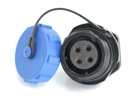 MULTICOMP PRO MP007584 Circular Connector, B Format, w/ Cap, Sealed Circular Connector, MP SP17, Panel Mount Receptacle