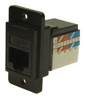 CLIFF ELECTRONIC COMPONENTS CP30727MB3 直列式适配器, Cat6, 适配器, 直列式, RJ45, RJ45, Dual Entry Feed Through Series