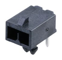 MOLEX 215760-1002 引脚针座, 线至板, 3 mm, 1 排, 2 触点, 通孔直角, Micro-Fit+ 215760 Series