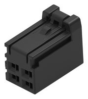 TE CONNECTIVITY 1-2366515-4 连接器外壳, Dynamic D-1000 Slim, 插座, 4 路, 2 mm, AMP Dynamic D-1000 系列插座触芯