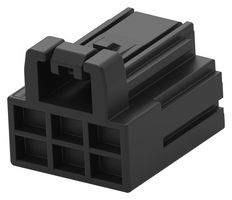 TE CONNECTIVITY 2-2366515-6 连接器外壳, Dynamic D-1000 Slim, 插座, 6 路, 2 mm, AMP Dynamic D-1000 系列插座触芯