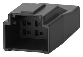 TE CONNECTIVITY 2-2366600-6 连接器外壳, Dynamic D-1000 Slim, 插座, 6 路, 2 mm, AMP Dynamic D-1000系列接片触点