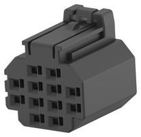 TE CONNECTIVITY 3-2366515-2... 连接器外壳, Dynamic D-1000 Slim, 插座, 12 路, 2 mm, AMP Dynamic D-1000 系列插座触芯