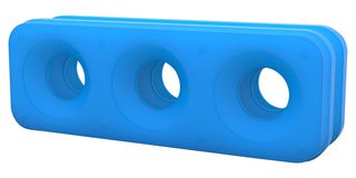 TE CONNECTIVITY 2325349-3 Connector Accessory, 1 x 3, Blue, Gang Seal
