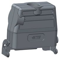 TE CONNECTIVITY T1779161125-000 Heavy Duty Connector, Hood, Bottom Entry, Aluminium Alloy Body, 1 Lever, H16A