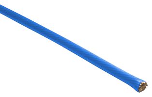 ALPHA WIRE 2622 BL005 线缆, PFA, 浅蓝, 22 AWG, 19 x 34AWG, 100 ft