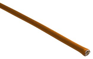 ALPHA WIRE 2616 BR005 Wire, PFA, Brown, 16 AWG, 19 x 0.297mm, 100 ft