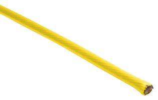 ALPHA WIRE 2634 YL005 线缆, PFA, 黄色, 34 AWG, 实心, 100 ft