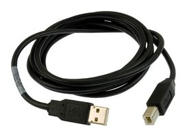 AMP - TE CONNECTIVITY 1487586-3 USB Cable, Type A Plug to Type B Plug, 162 mm, 6.3 ", USB 2.0, White