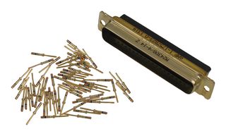 AMP - TE CONNECTIVITY 1-1757823-0 D Sub Connector, High Density, Plug, AMPLIMITE 90, 62 Contacts, DC, Crimp
