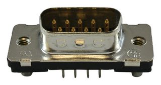 AMP - TE CONNECTIVITY 2-5748003-0 D Sub Connector, Standard, Plug, AMPLIMITE HD-20, 9 Contacts, DE, Solder