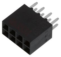 TE CONNECTIVITY - AMP 5-534206-4 PCB插座, 板至板, 2.54 mm, 2 排, 8 触点, 通孔安装, AMPMODU Mod II