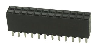 TE CONNECTIVITY - AMP 6-534206-2 PCB插座, 板至板, 2.54 mm, 2 排, 24 触点, 通孔安装, AMPMODU Mod II