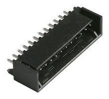 AMP - TE CONNECTIVITY 2-644486-3 引脚针座, 线至板, 2.54 mm, 1 排, 3 触点, 通孔直型, MTA-100