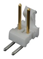 AMP - TE CONNECTIVITY 3-641216-2 引脚针座, 线至板, 2.54 mm, 1 排, 2 触点, 通孔直角, MTA-100