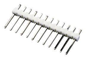 AMP - TE CONNECTIVITY 3-644456-7 引脚针座, 线至板, 2.54 mm, 1 排, 7 触点, 通孔直型, MTA-100