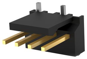 AMP - TE CONNECTIVITY 3-647168-4 引脚针座, 线至板, 2.54 mm, 1 排, 4 触点, 表面安装 , MTA 100