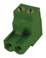 BUCHANAN - TE CONNECTIVITY 796640-2 Pluggable Terminal Block, 5 mm, 2 Ways, 30 AWG, 12 AWG, 3 mm², Screw