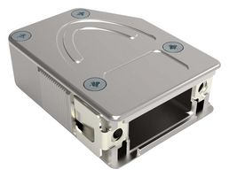 TE CONNECTIVITY 1-2308319-1 D Sub Backshell, DE, 45°, 180°, Zinc Body