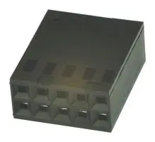 AMP - TE CONNECTIVITY 87456-5 连接器外壳, AMPMODU IV/V, 插座, 10 路, 2.54 mm, AMPMODU IV/V系列触芯