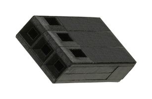 AMP - TE CONNECTIVITY 87499-6 Connector Housing, AMPMODU IV/V, Socket, 3 Ways, 2.54 mm, AMPMODU IV/V Series Contacts