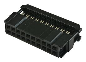 AMP - TE CONNECTIVITY 1658620-4 IDC连接器, IDC插座, 母, 2.54 mm, 2排, 20 触点, 电缆安装