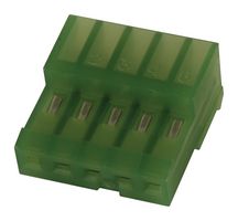 AMP - TE CONNECTIVITY 3-640443-5... IDC连接器, IDC插座, 母, 2.54 mm, 1排, 5 触点, 电缆安装