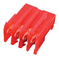 AMP - TE CONNECTIVITY 3-644540-4 IDC Connector, IDC Receptacle, Female, 2.54 mm, 1 Row, 4 Contacts, Cable Mount