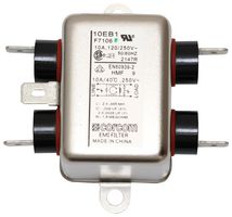 CORCOM - TE CONNECTIVITY 10EB1 电源线滤波器, 通用, 250 VAC, 10 A, 单相, 1阶, 底板安装