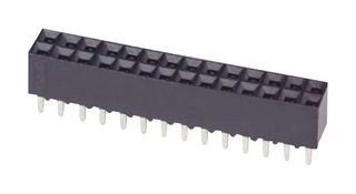 AMP - TE CONNECTIVITY 215298-5 PCB插座, 板至板, 2.54 mm, 1 排, 5 触点, 通孔直型, AMPMODU HV-100/HV-190