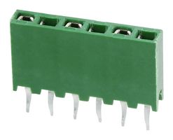 AMP - TE CONNECTIVITY 215299-6 PCB插座, 板至板, 2.54 mm, 1 排, 6 触点, 通孔直型, AMPMODU HV-100/HV-190