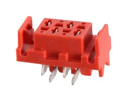 AMP - TE CONNECTIVITY 338069-4 PCB插座, 板至板, 1.27 mm, 2 排, 4 触点, 表面安装直型, Micro-MaTch