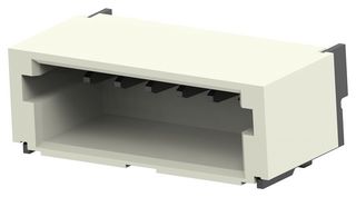 TE CONNECTIVITY 1734595-6 Pin Header, Wire-to-Board, 1 mm, 1 Rows, 6 Contacts, Surface Mount Straight