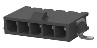 AMP - TE CONNECTIVITY 2-1445057-5 引脚针座, 线至板, 3 mm, 1 排, 5 触点, 表面安装直角, Micro MATE-N-LOK