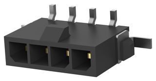 AMP - TE CONNECTIVITY 2-1445087-4 Pin Header, Wire-to-Board, 3 mm, 1 Rows, 4 Contacts, Surface Mount Straight, Micro MATE-N-LOK