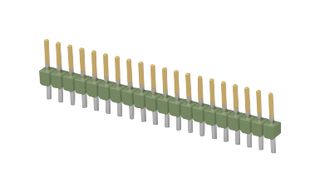 AMP - TE CONNECTIVITY 2-826646-0 引脚针座, 板至板, 2.54 mm, 1 排, 20 触点, 通孔直型, AMPMODU MOD II