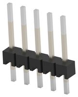 AMP - TE CONNECTIVITY 5-146274-5 引脚针座, 板至板, 2.54 mm, 1 排, 5 触点, 通孔直型, AMPMODU MOD II