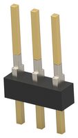 AMP - TE CONNECTIVITY 87220-3 引脚针座, 板至板, 2.54 mm, 1 排, 3 触点, 通孔直型, AMPMODU MOD II